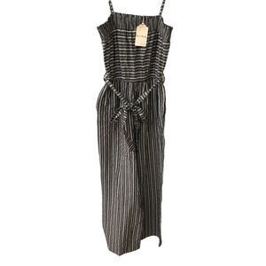 Hem & Thread Stripe Jumpsuit size small